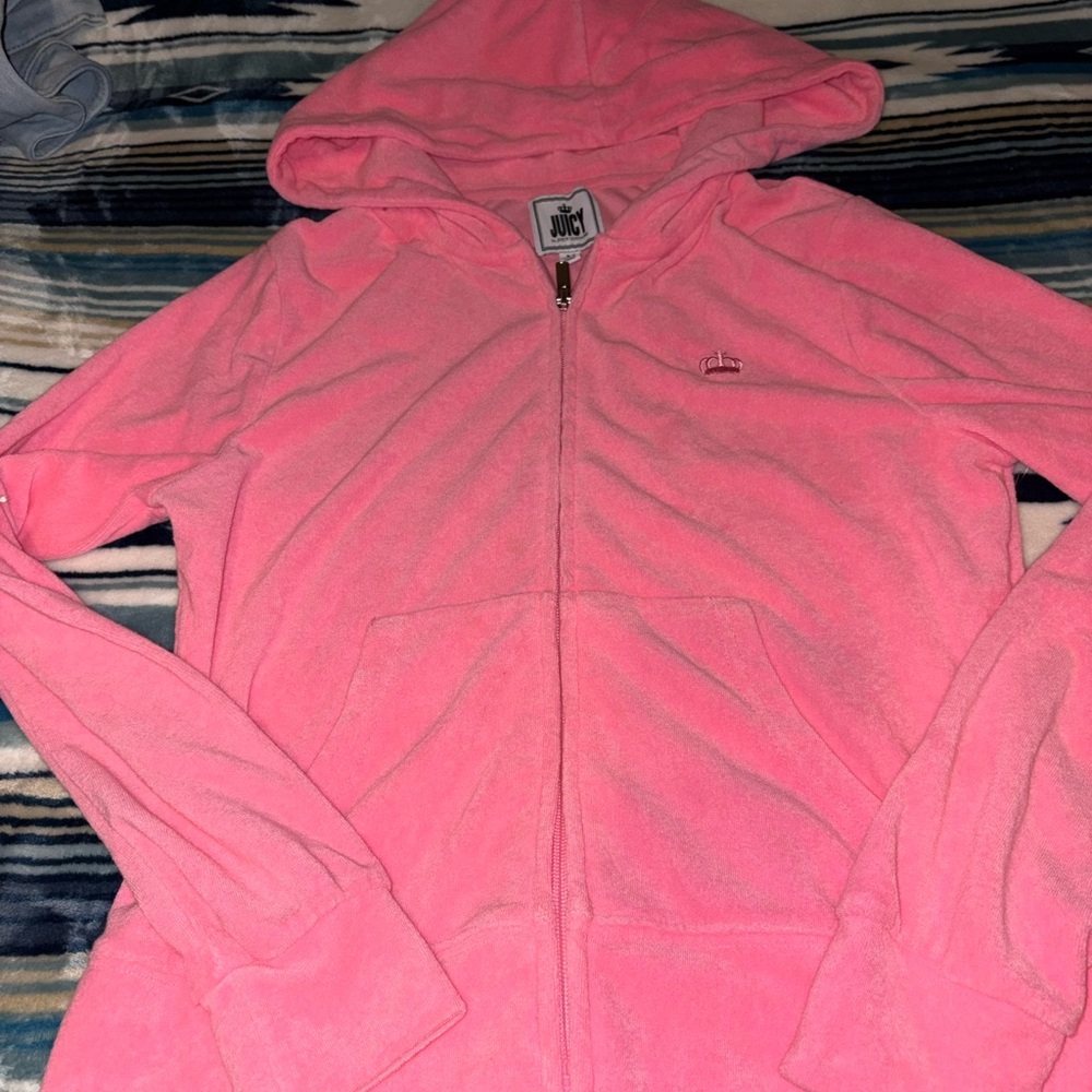 Juicy Couture Pink Terry Hoodie